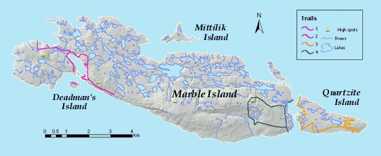 Map of Marble Island
